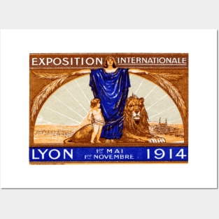 1914 Lyon France Exposition Posters and Art